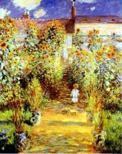 Haga click para ver la imagen ampliada monet's garden at vetheuil.jpg